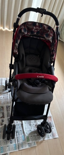 ベビーカー　combi スゴカルα 4キャス　compact エッグショック