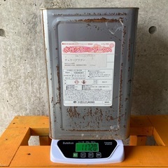 【引取り限定】11kg！中古ペンキチェリーブラウン 屋外塗装用 油性塗料 DIY好きにはお得の画像