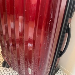 スーツケース　旅行バック　赤　レッド　90〜100lの画像