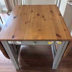 IKEA テーブル 折りたたみ 家具の中古が安い！激安で譲ります