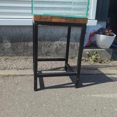 縦型ガラス水槽30×30×50と専用台 の画像