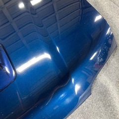 平成24年車 JB23 スズキ ジムニー ボンネット フード 後期 ダクト付き カラーNo ZJP 9型より取り外し の画像