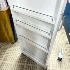 ラック 薄型 ホワイト 収納家具の画像