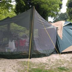 【受け渡し予定者が決まりました】Campman 蚊帳つきタープ