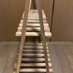 木製ラック　折りたたみ　の画像