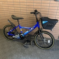 子供自転車16インチ 補助輪付き
