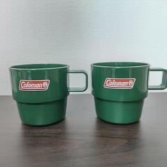 【未使用】コールマン プラスチック製カップ（4個セット）の画像