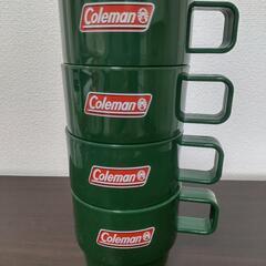 【未使用】コールマン プラスチック製カップ（4個セット）の画像