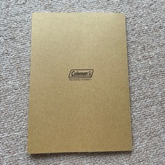 Coleman キャンプノートブックの画像