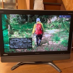 SHARP液晶テレビ　37型　2007年式の画像