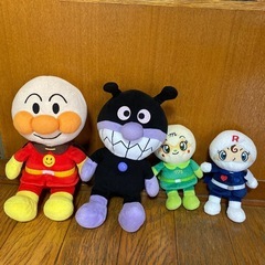 アンパンマン　バイキンマン　ぬいぐるみ　まとめ売りの画像