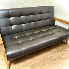 ⭐️美品⭐️革張りソファ