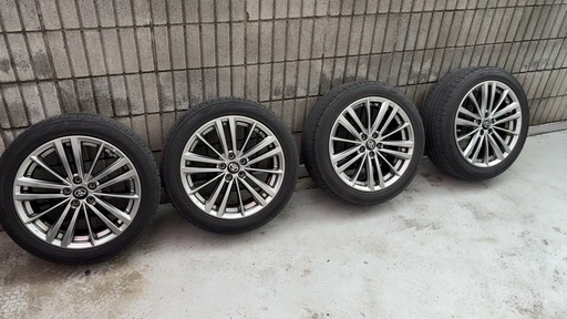 中古17インチ　タイヤホイール4本セット　FALKEN ZIEX 205/50R17 スバル純正ホイール