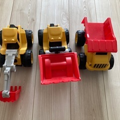 おもちゃ、ショベルカー、ダンプカー
