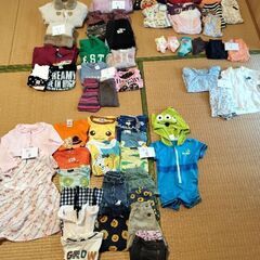 キッズ子供服、冬服、夏服混在、まとめ売り80サイズ 〜 95サイズ
