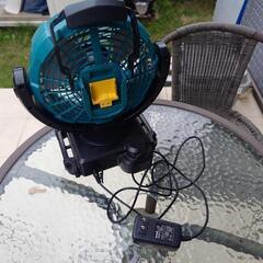 マキタ扇風機 バッテリー 100V 共用の画像
