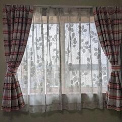 ニトリ　カーテン　レースカーテンセット　おしゃれの画像