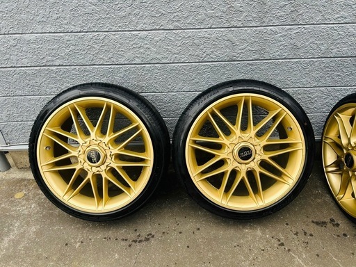 ホイール　マナレイ　ゴールド　PCD 114.3 / 100 マルチ　 18インチ9J オフセット35