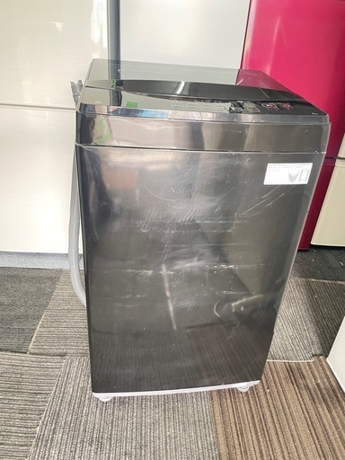 北九州市内配送可能　保証付き  6.0kg 全自動洗濯機 送風乾燥機能 ニトリ NT60L1BK 2024年製造 ブラック