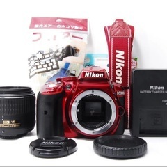 【新品同様】 Nikon D5300❤️希少なレッド❤️ Wi-Fi  一眼レフの画像