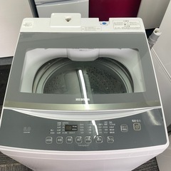 北九州市内配送無料　保証付き アイリスオーヤマ IRIS OHYAMA 全自動洗濯機 8.0kg ホワイト KAW-80A-Wの画像