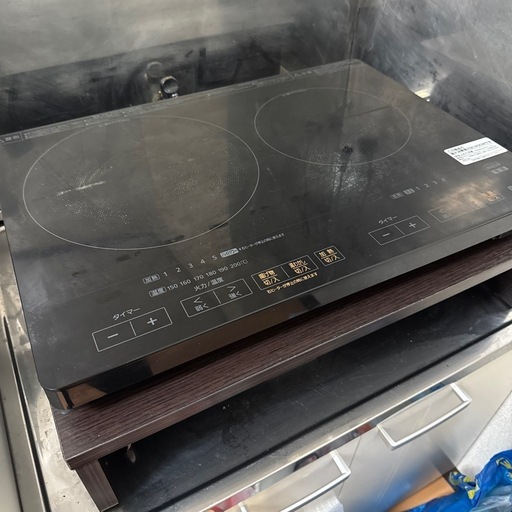 最終値下げ！IH電気コンロ、コンロ台、フライパン、鍋セット