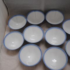 [1347] 御飯茶碗 10個セット 唐子 有田焼 昭和レトロ 直径12cmの画像