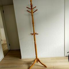 木製シングルハンガーラック