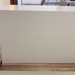【お取引者様決定】スチール書庫・キャビネット2台セットの画像
