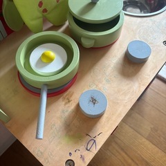木製おままごとキッチン の画像