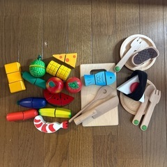 木製おままごとキッチン の画像