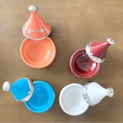 モロッコ製タジン鍋セットの画像