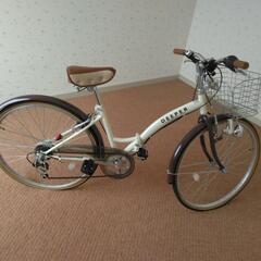 折畳自転車　変速機付　26インチ