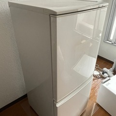 シャープ　両開き　単身用　冷蔵庫