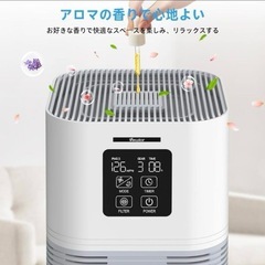 空気清浄機 小型 12~38畳 PM2.5 花粉 消臭除菌 アロマ対応 強力浄化の画像