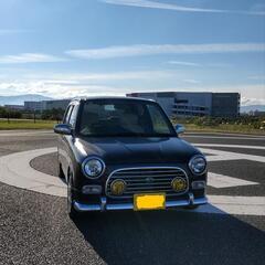 車検令和8年8月　ミラジーノ　ウッドハンドル　お洒落