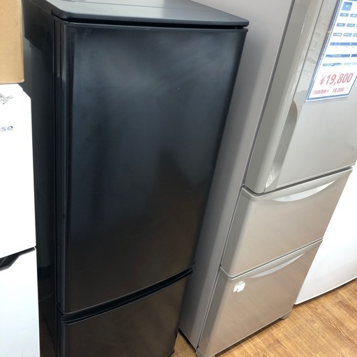 安心の6ヶ月保証付　MITSUBISHI 2ドア冷蔵庫　168L 2022年製　取りに来れる方限定！