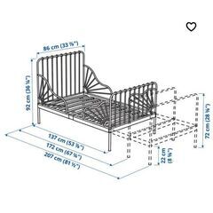 子供用パイプベッドの画像