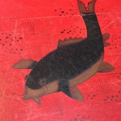 明治期  脚付 お膳  アンティーク  古道具の画像