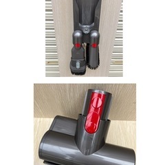 ノズル3種付き✨【ダイソン】木製スタンド🟢の画像