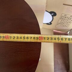 新品未使用品♪ サイドテーブル 定価￥10000　ブラウン リユースショップ スパークルの画像