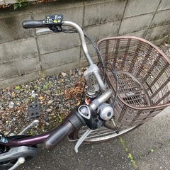 ヤマハ　電動自転車　24インチ　バッテリー　充電器付きの画像