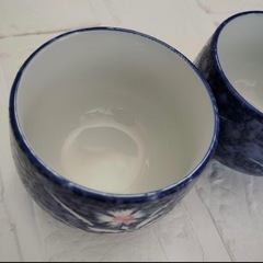撫子 なでしこ ペア湯呑み 茶器の画像