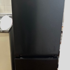 REFAGE　YRZ-F15LK　2ドア冷蔵庫　156L　右開き　ブラック