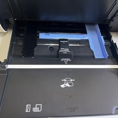 CANON カラーインクジェットプリンター MG5730 複合機 ホワイト 取説•セットアップCD付属 動作確認済 ブラックインク切れ 中古品 ③の画像