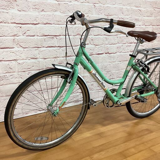【大人用】整備済中古自転車 BE-ALL 軽いアルミフレーム26型 ALIZE TR2 緑色 <自転車のオオムラ 静岡店> 大人用】整備済中古自転車 BE-ALL 軽いアルミフレーム26型 ALIZE TR2
