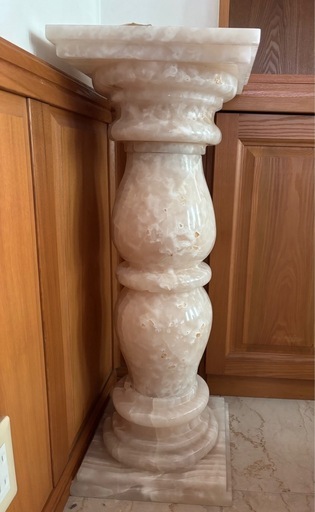 大理石フラワースタンド台座/花台/飾り台/3パーツ