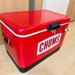 チャムス☆スチールクーラーボックス☆54L☆美品☆の画像