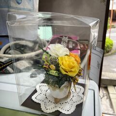 リサイクルショップどりーむ天保山店　No2849　プリザードフラワー　置物　インテリア　オシャレ　お買い得の画像