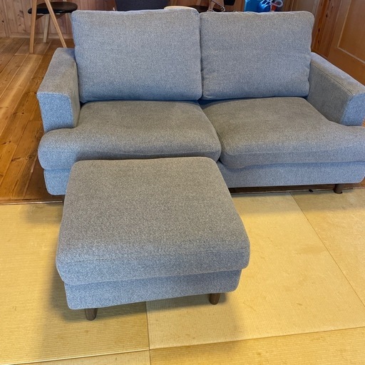 【決まりました】至福のソファ(オットマン付き)